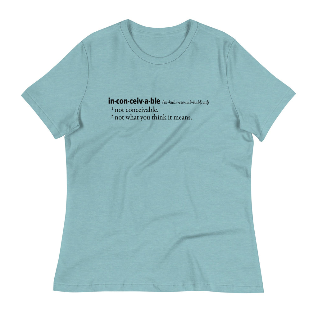 Inconceivable Definition Women's Signature Tee Hoodie, Sweatshirt | CoreVibeTees.com (Image 1)