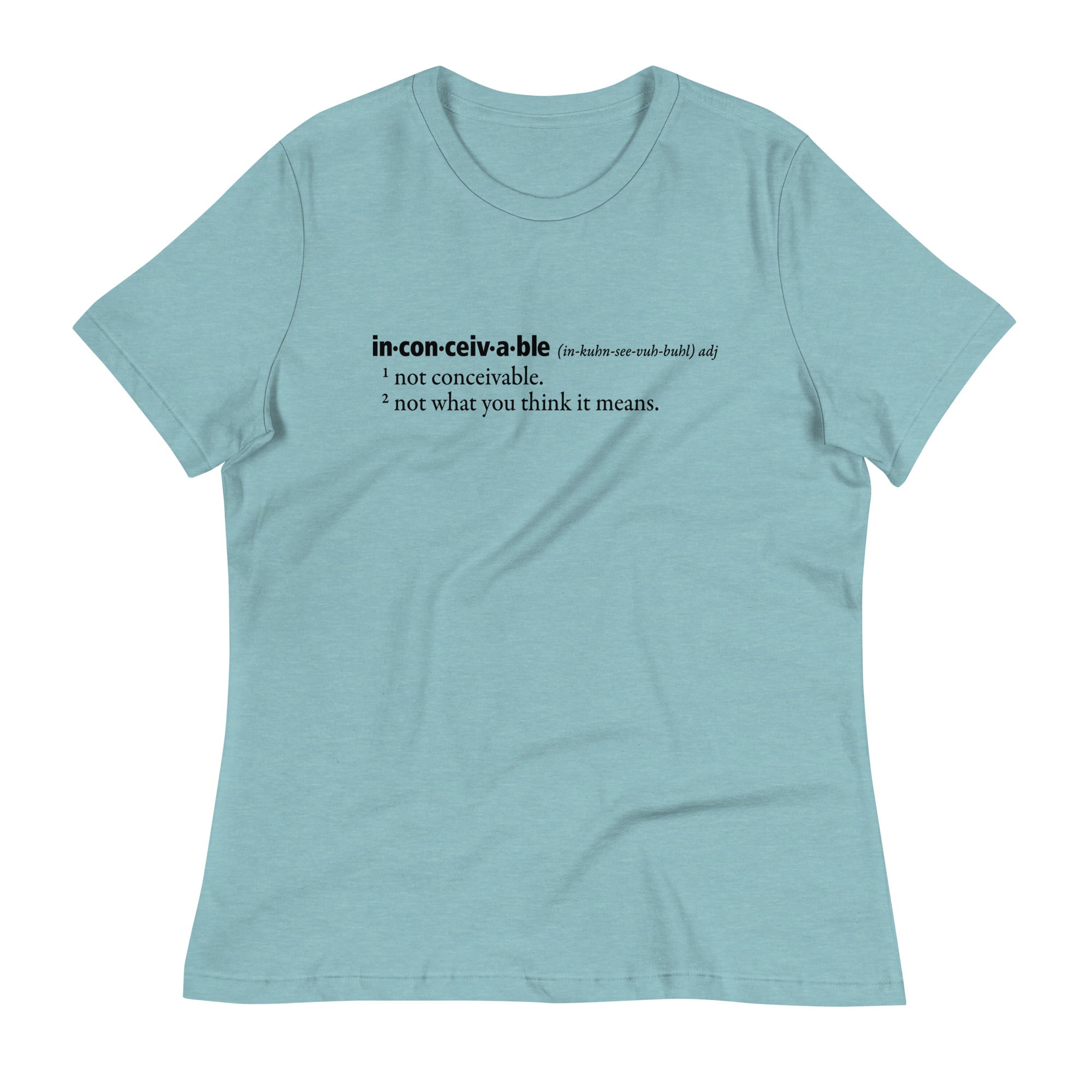 Inconceivable Definition Women's Signature Tee Hoodie, Sweatshirt | CoreVibeTees.com (Image 1)