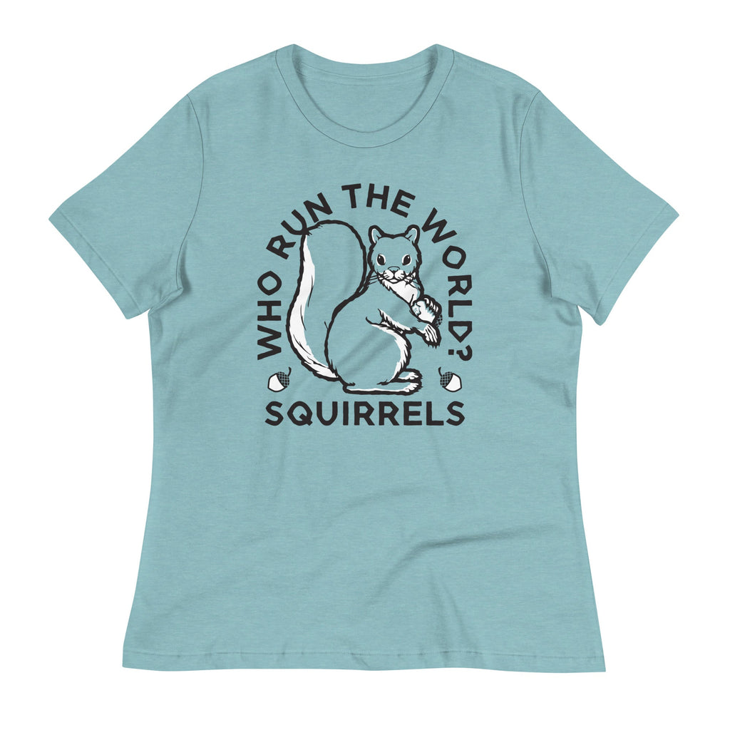 Who Run The World? Squirrels Women's Signature Tee Hoodie, Sweatshirt | CoreVibeTees.com (Image 2)