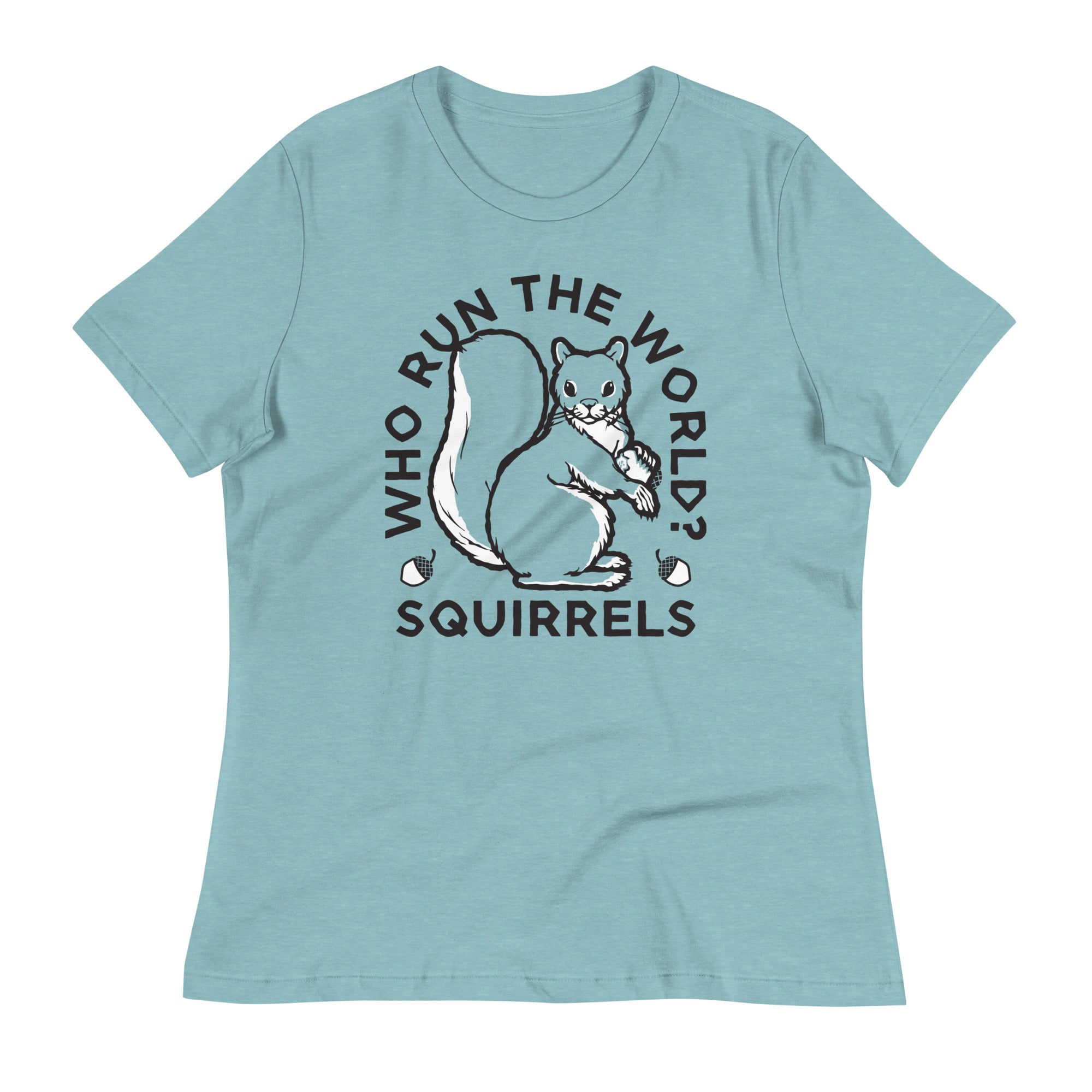 Who Run The World? Squirrels Women's Signature Tee Hoodie, Sweatshirt | CoreVibeTees.com (Image 2)