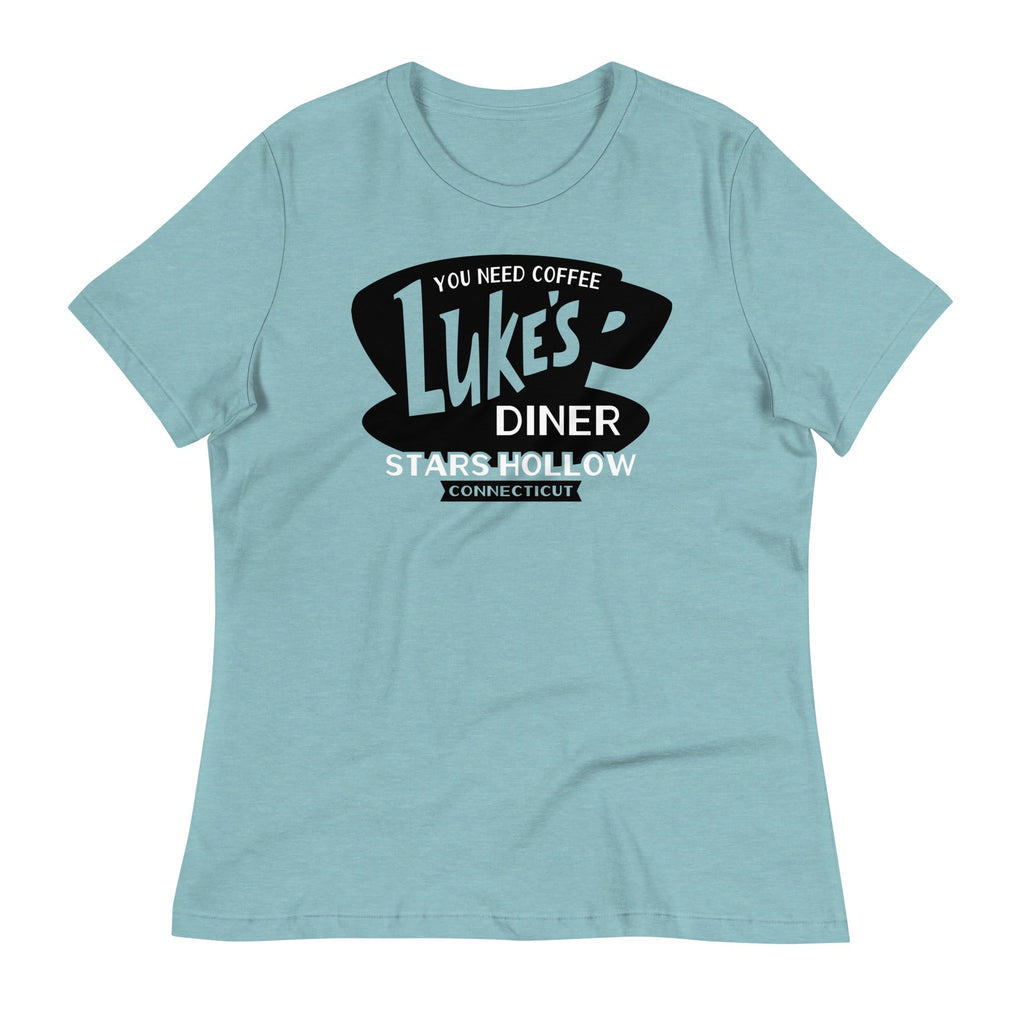 Luke's Diner Women's Signature Tee Hoodie, Sweatshirt | CoreVibeTees.com (Image 1)