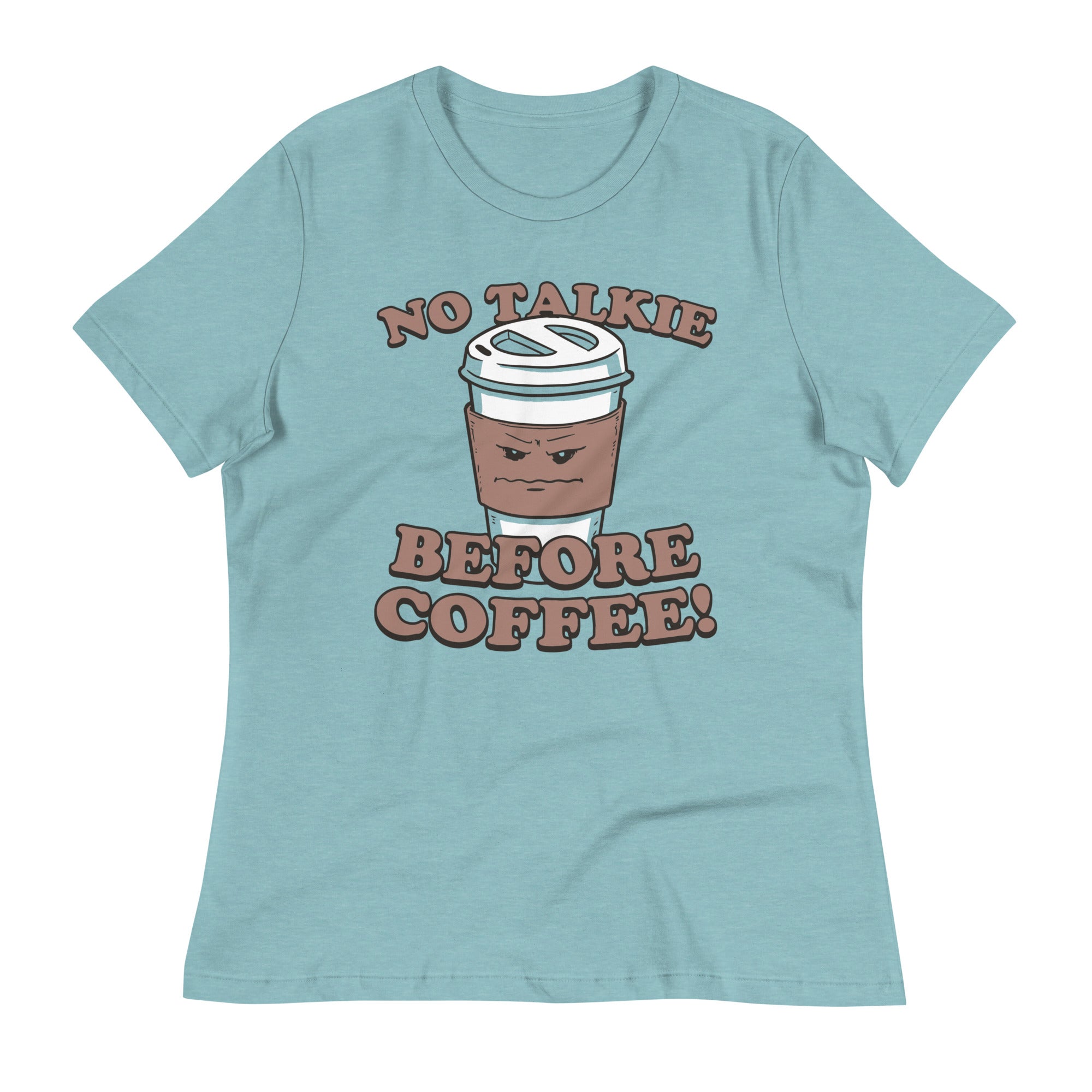 No Talkie Before Coffee! Women's Signature Tee Hoodie, Sweatshirt | CoreVibeTees.com (Image 2)