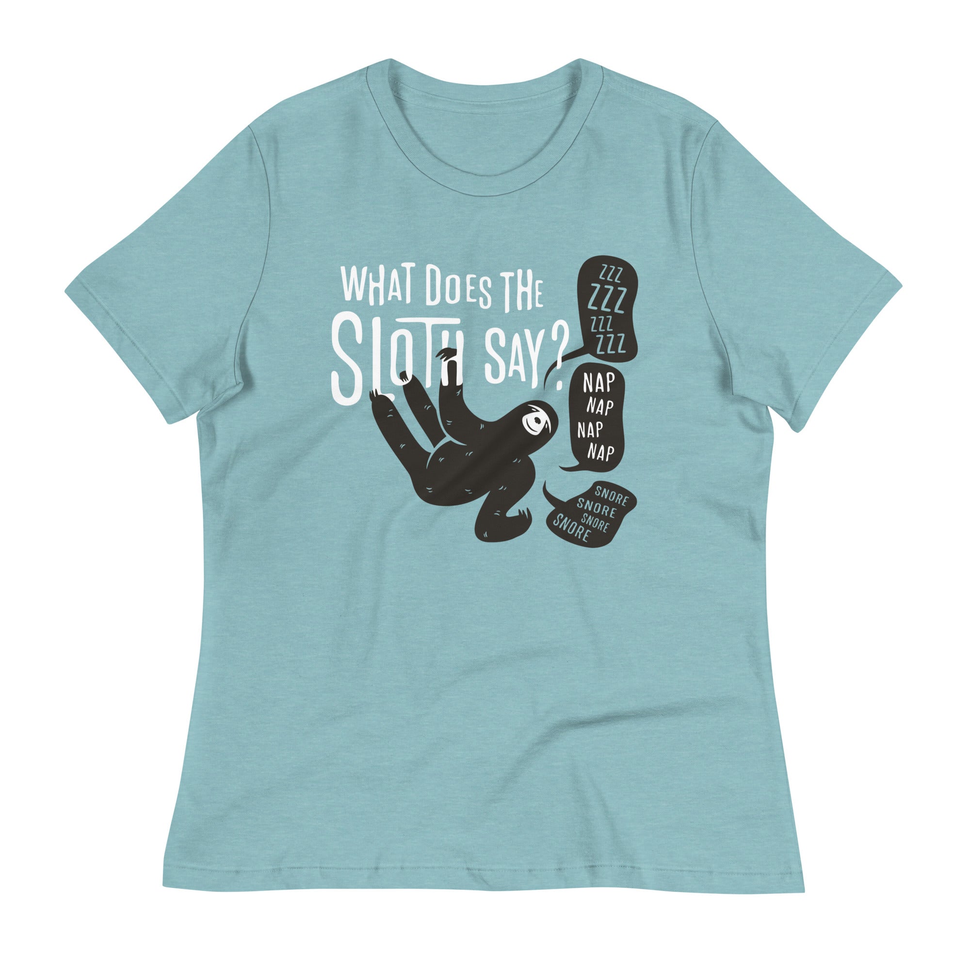 What Does The Sloth Say? Women's Signature Tee Hoodie, Sweatshirt | CoreVibeTees.com (Image 5)