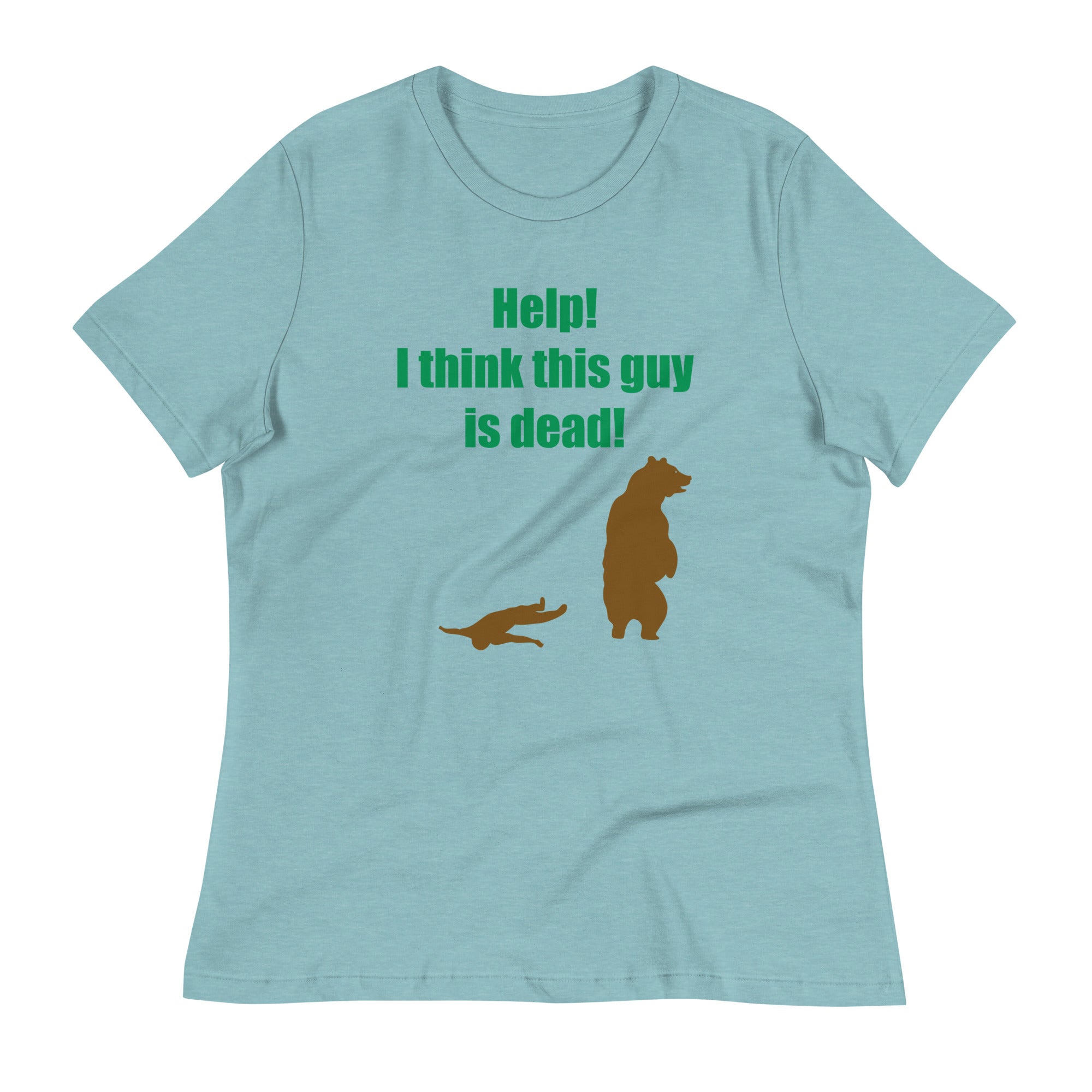 Help! I Think This Guy Is Dead! Women's Signature Tee Hoodie, Sweatshirt | CoreVibeTees.com (Image 3)