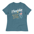 Florida Where The Air Hugs You Back Women's Signature Tee