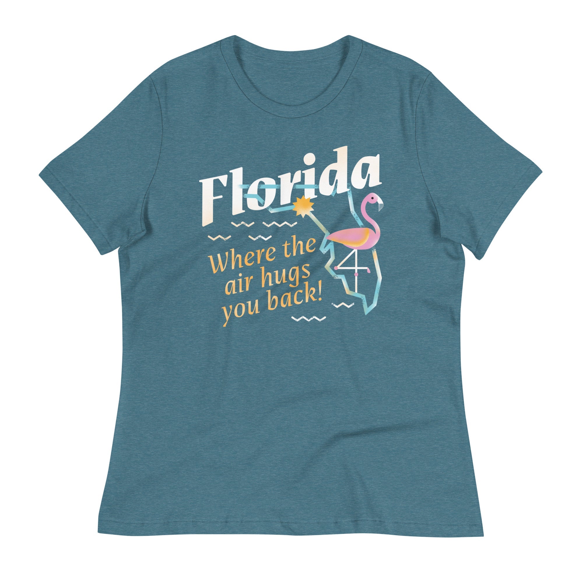 Florida Where The Air Hugs You Back Women's Signature Tee