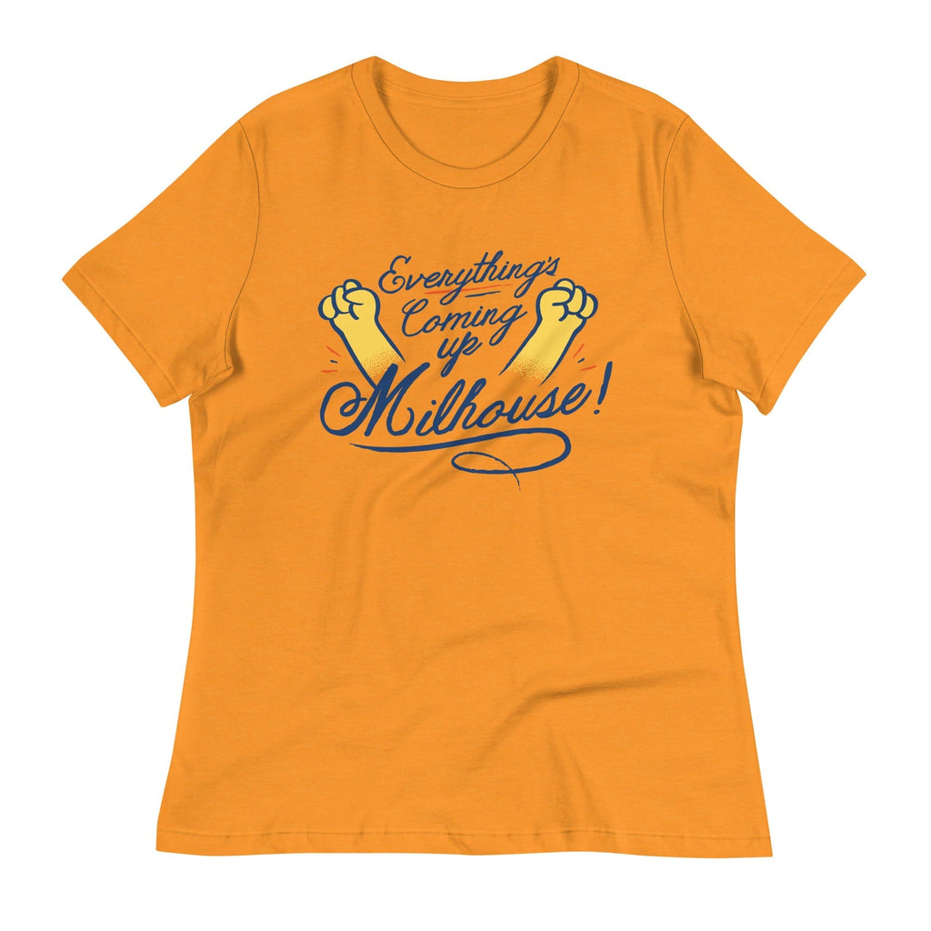 Everything's Coming Up Milhouse! Women's Signature Tee Hoodie, Sweatshirt | CoreVibeTees.com (Image 2)