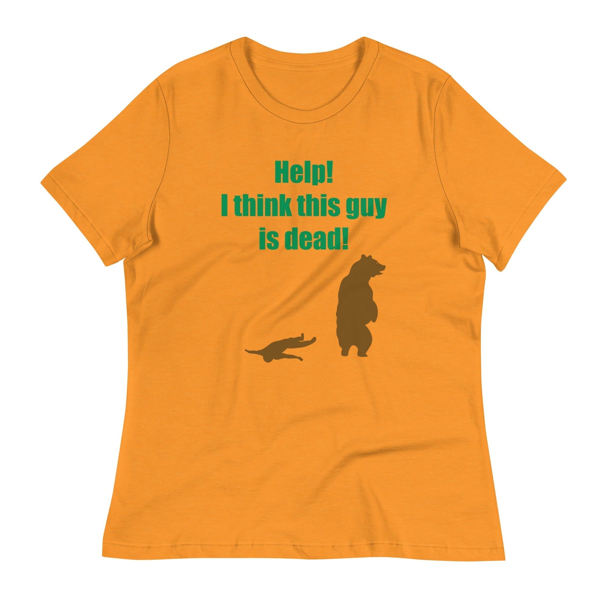 Help! I Think This Guy Is Dead! Women's Signature Tee Hoodie, Sweatshirt | CoreVibeTees.com (Image 2)