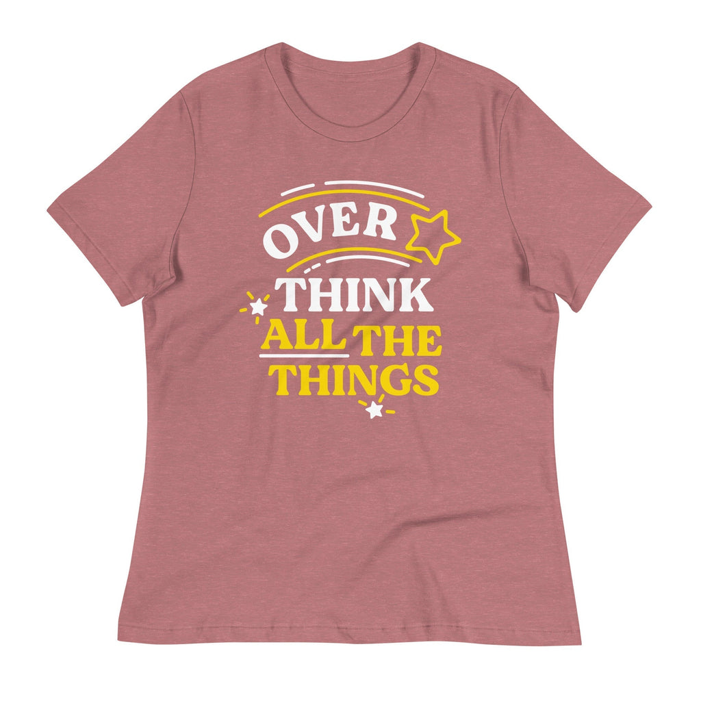 Over Think All The Things Women's Signature Tee Hoodie, Sweatshirt | CoreVibeTees.com (Image 3)