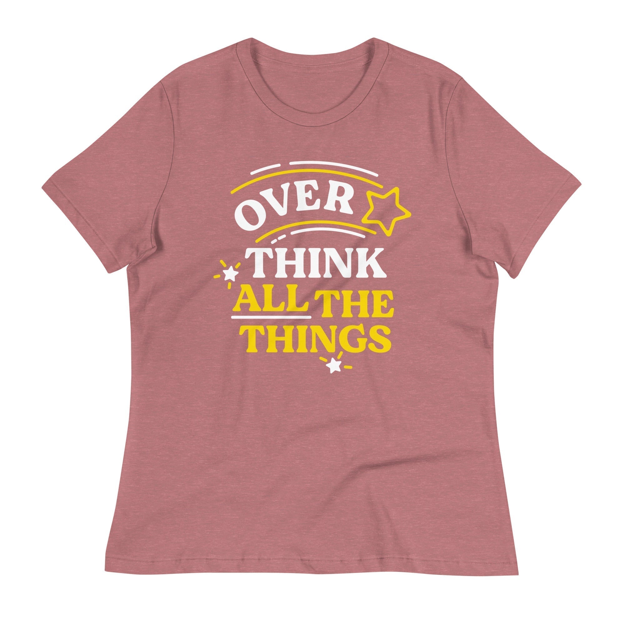 Over Think All The Things Women's Signature Tee Hoodie, Sweatshirt | CoreVibeTees.com (Image 3)