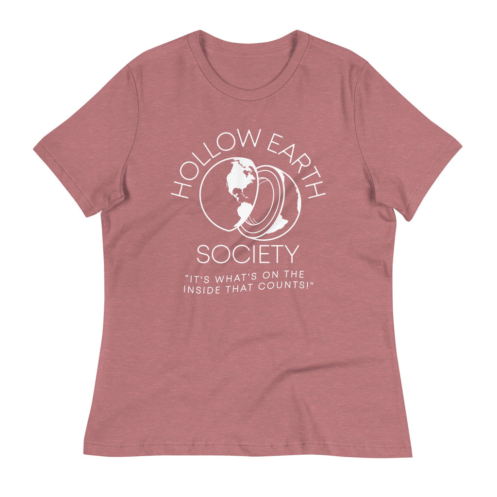 Hollow Earth Society Women's Signature Tee Hoodie, Sweatshirt | CoreVibeTees.com (Image 4)