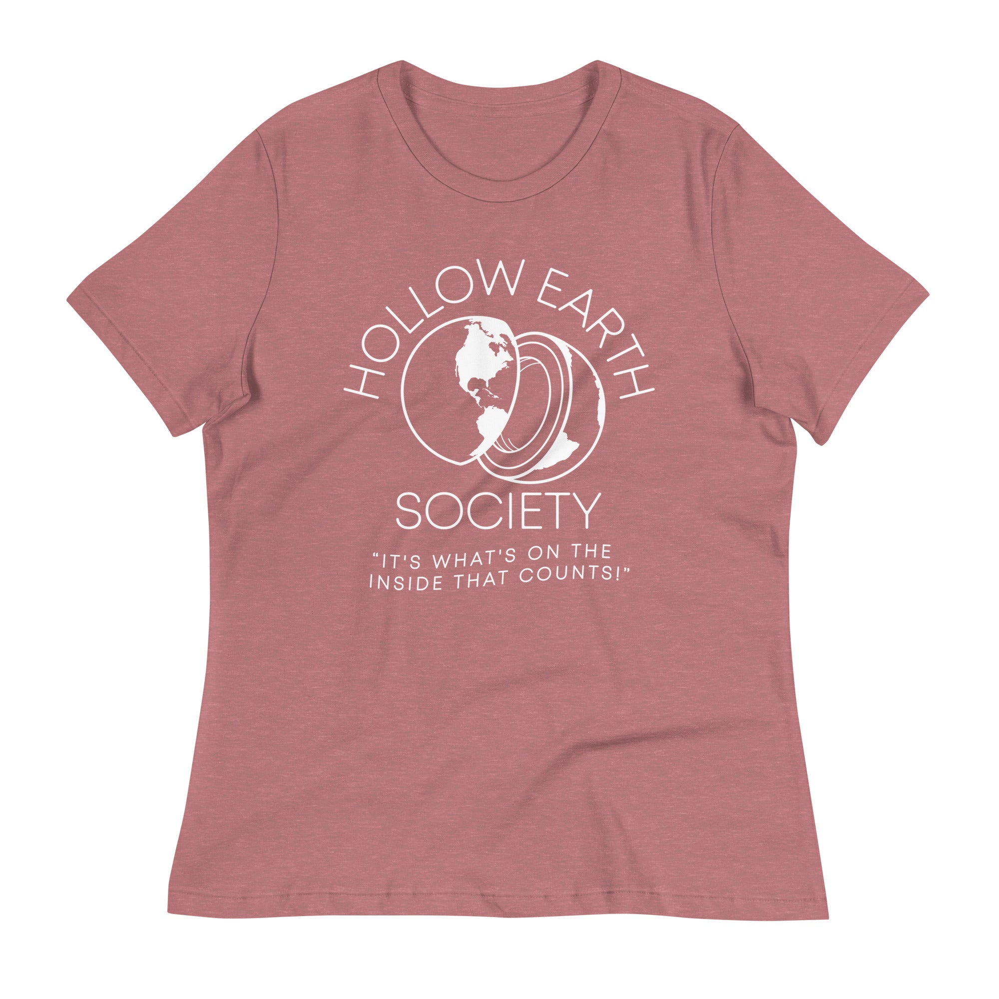Hollow Earth Society Women's Signature Tee Hoodie, Sweatshirt | CoreVibeTees.com (Image 4)