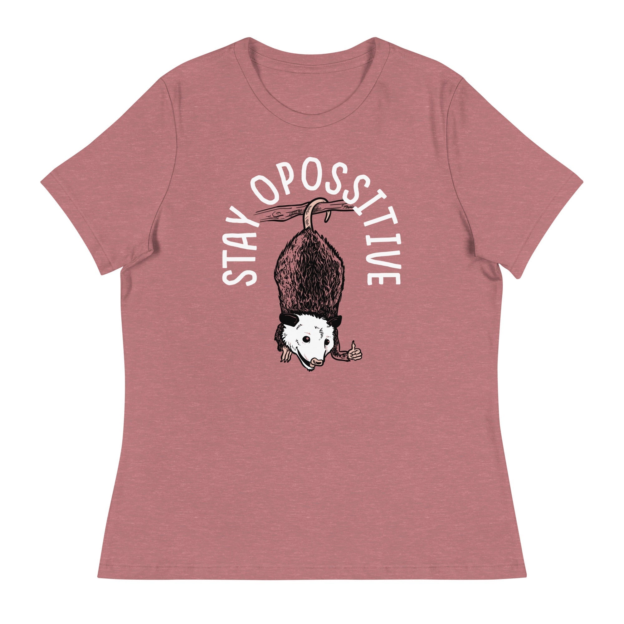 Stay Opossitive Women's Signature Tee Hoodie, Sweatshirt | CoreVibeTees.com (Image 2)