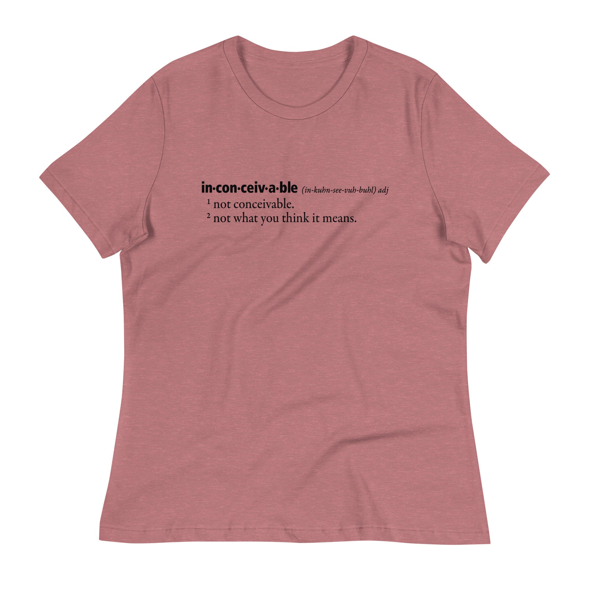 Inconceivable Definition Women's Signature Tee Hoodie, Sweatshirt | CoreVibeTees.com (Image 2)