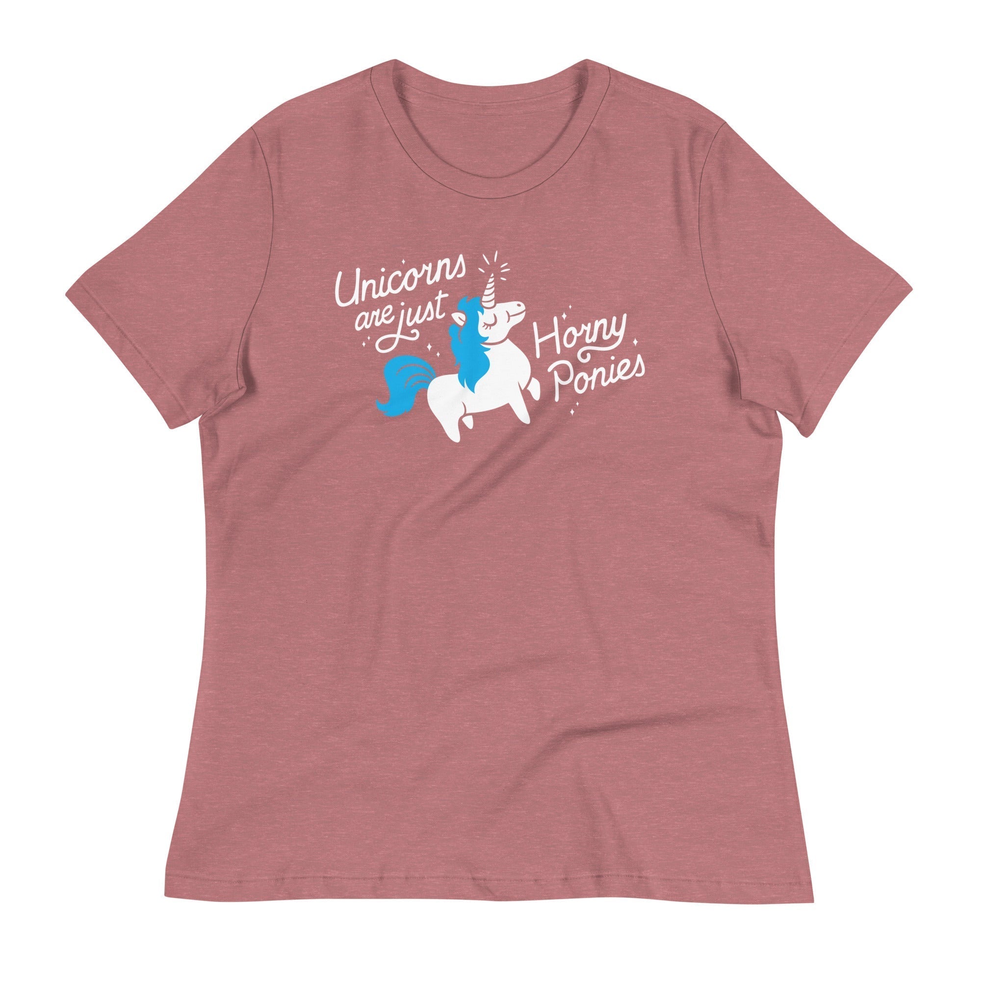 Unicorns Are Just Horny Ponies Women's Signature Tee Hoodie, Sweatshirt | CoreVibeTees.com (Image 4)
