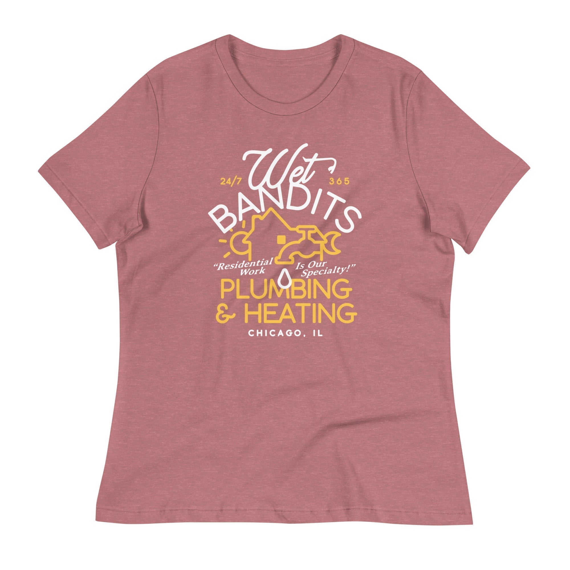 Wet Bandits Plumbing & Heating Women's Signature Tee Hoodie, Sweatshirt | CoreVibeTees.com (Image 1)