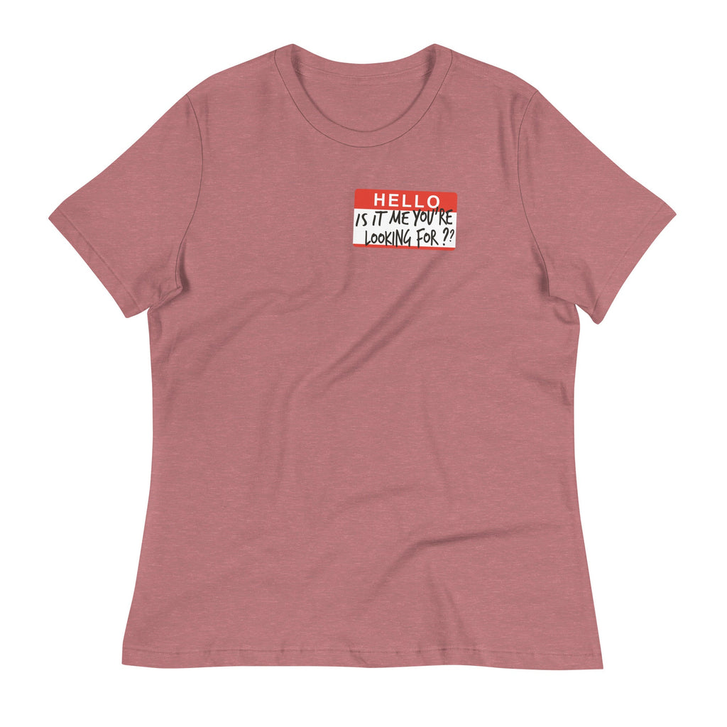Hello, Is It Me You're Looking For? Women's Signature Tee Hoodie, Sweatshirt | CoreVibeTees.com (Image 2)