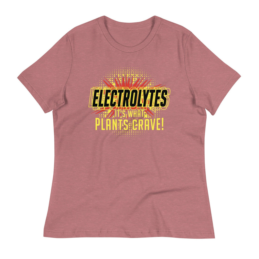 Electrolytes, It's What Plants Crave! Women's Signature Tee Hoodie, Sweatshirt | CoreVibeTees.com (Image 2)