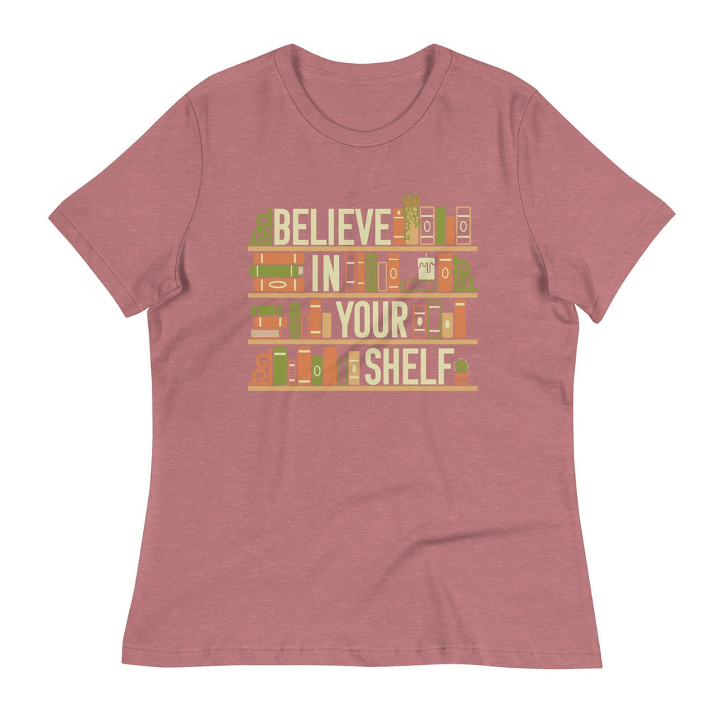 Believe In Your Shelf Women's Signature Tee Hoodie, Sweatshirt | CoreVibeTees.com (Image 2)