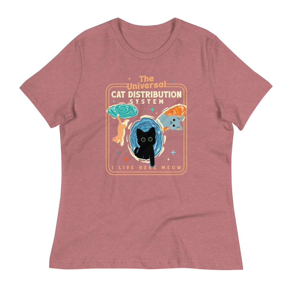 The Universal Cat Distribution System Women's Signature Tee Hoodie, Sweatshirt | CoreVibeTees.com (Image 4)