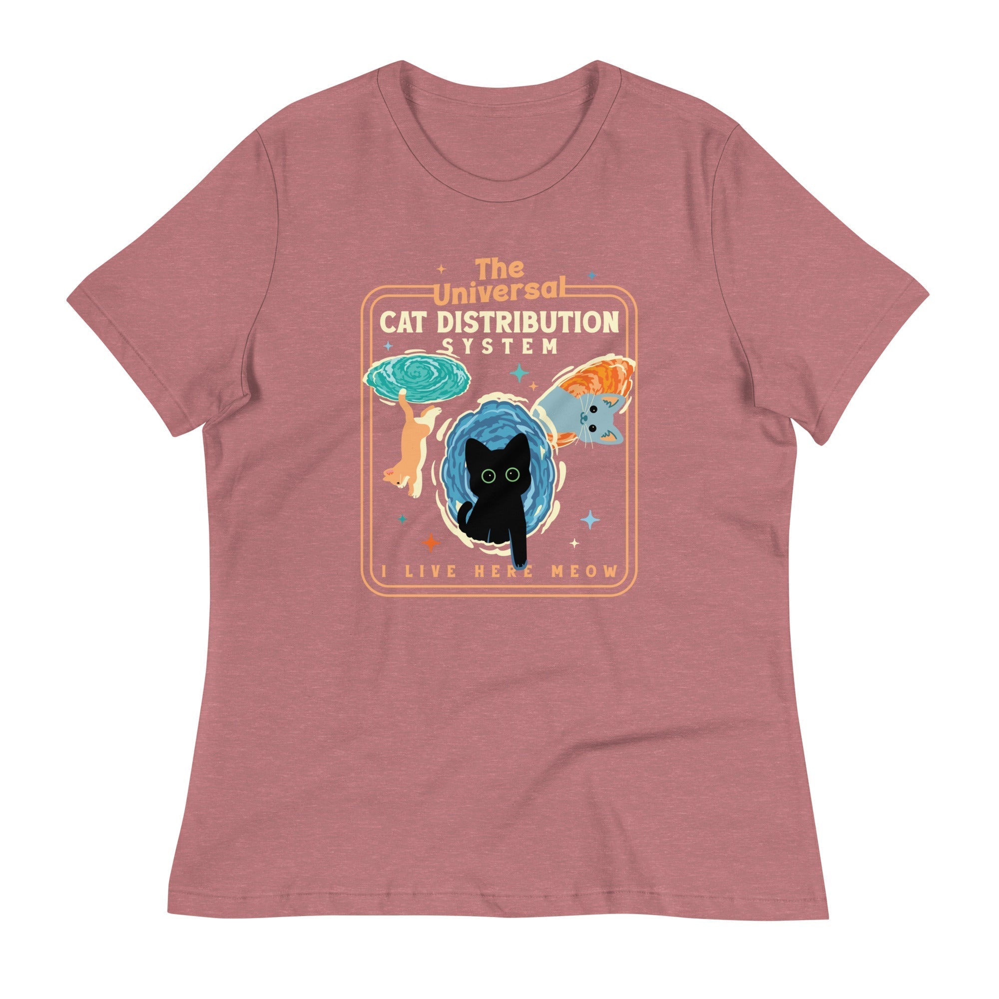 The Universal Cat Distribution System Women's Signature Tee Hoodie, Sweatshirt | CoreVibeTees.com (Image 4)
