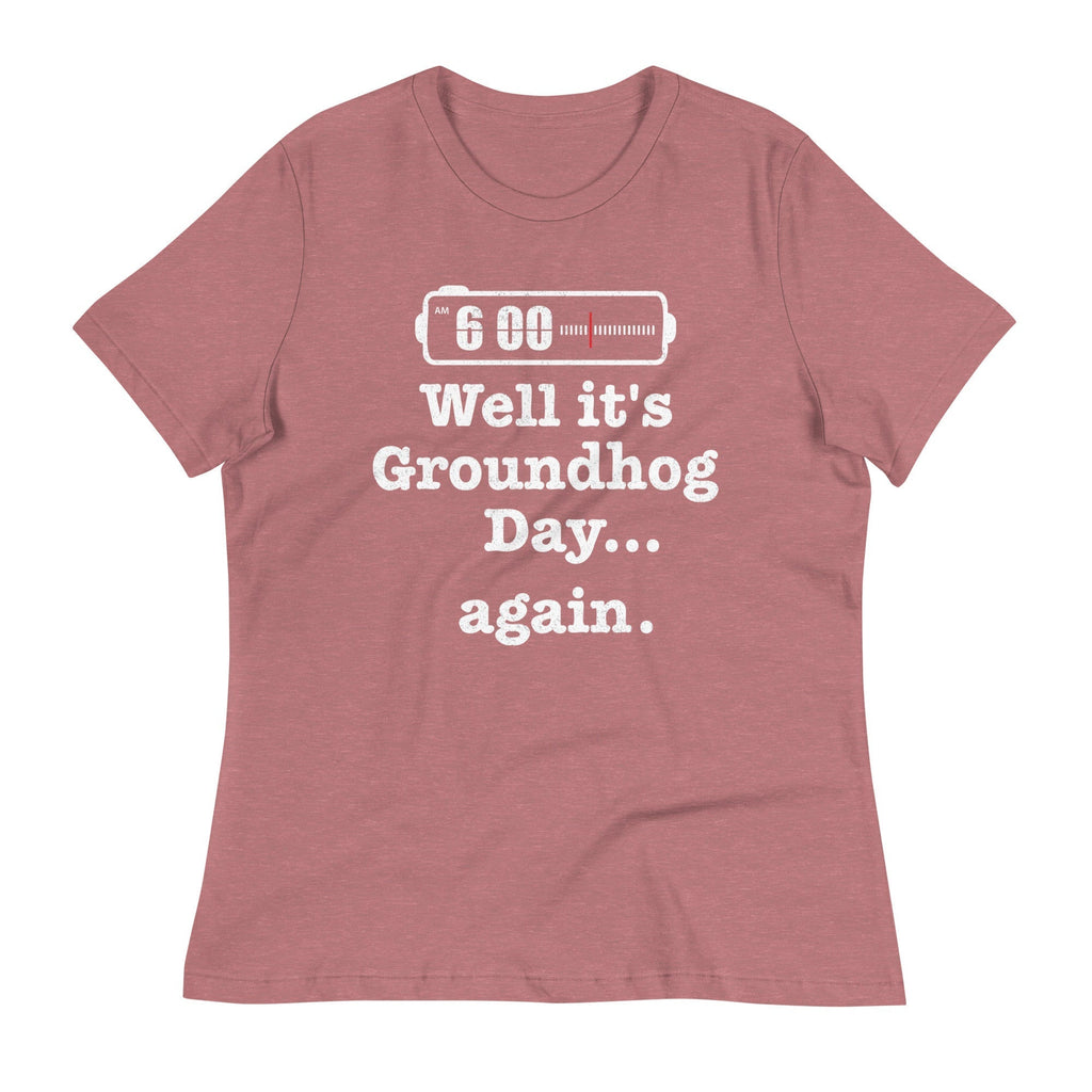 Well It's Groundhog Day Again Women's Signature Tee Hoodie, Sweatshirt | CoreVibeTees.com (Image 4)