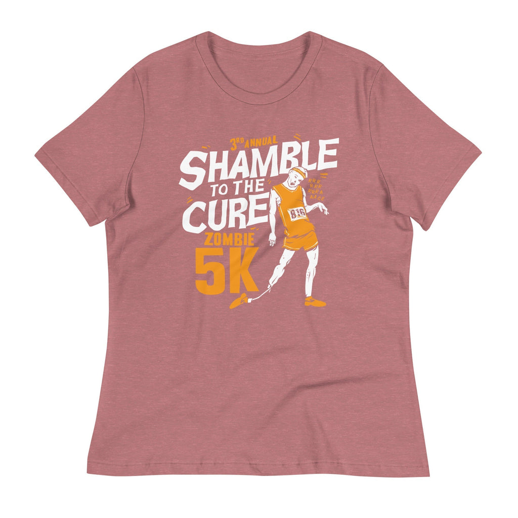 Shamble To The Cure Zombie 5K Women's Signature Tee Hoodie, Sweatshirt | CoreVibeTees.com (Image 4)