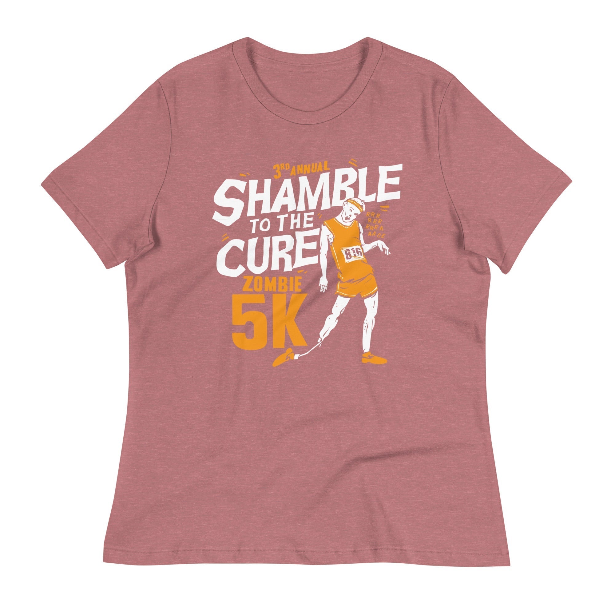 Shamble To The Cure Zombie 5K Women's Signature Tee Hoodie, Sweatshirt | CoreVibeTees.com (Image 4)
