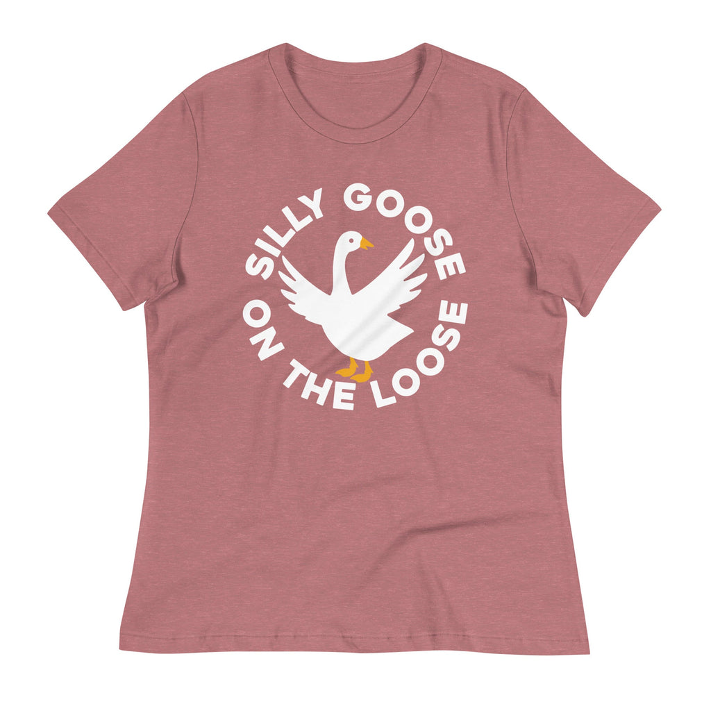 Silly Goose On The Loose Women's Signature Tee Hoodie, Sweatshirt | CoreVibeTees.com (Image 4)