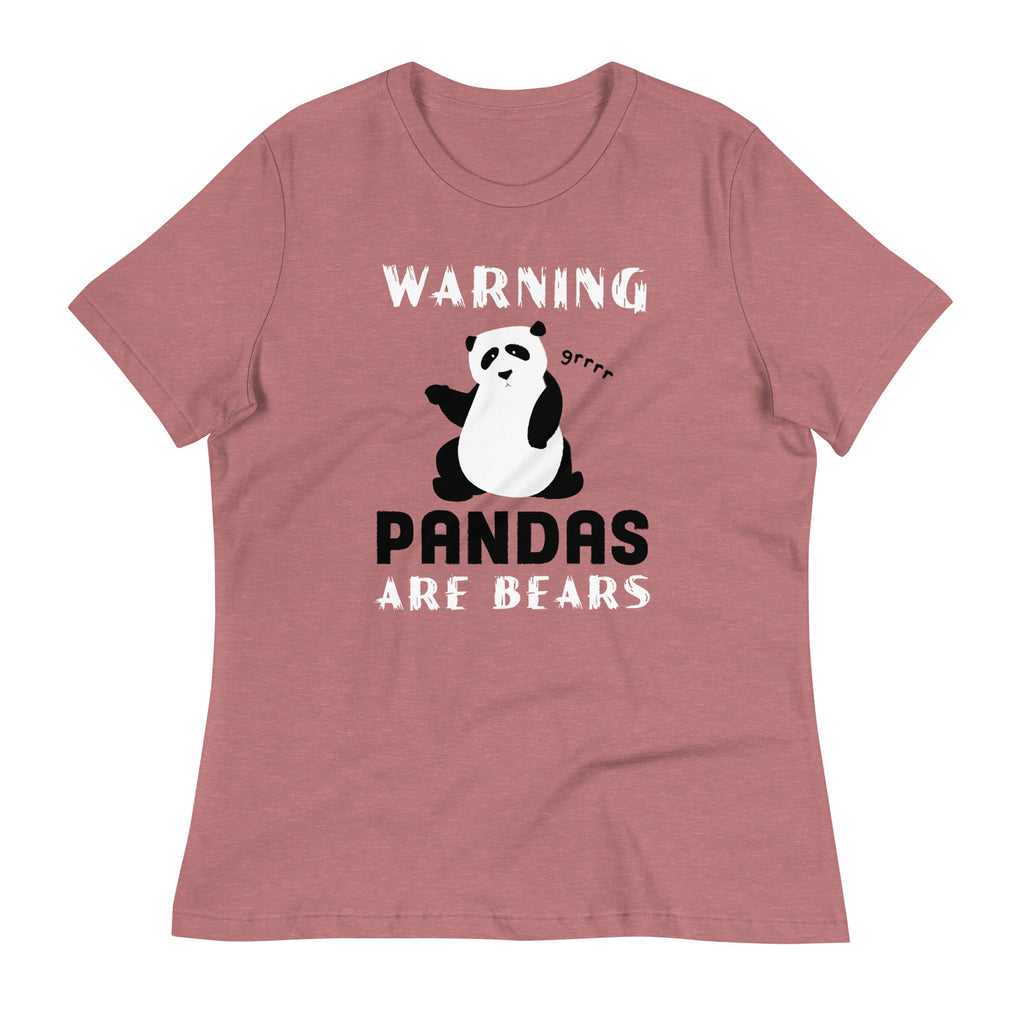 Warning, Pandas Are Bears Women's Signature Tee Hoodie, Sweatshirt | CoreVibeTees.com (Image 3)