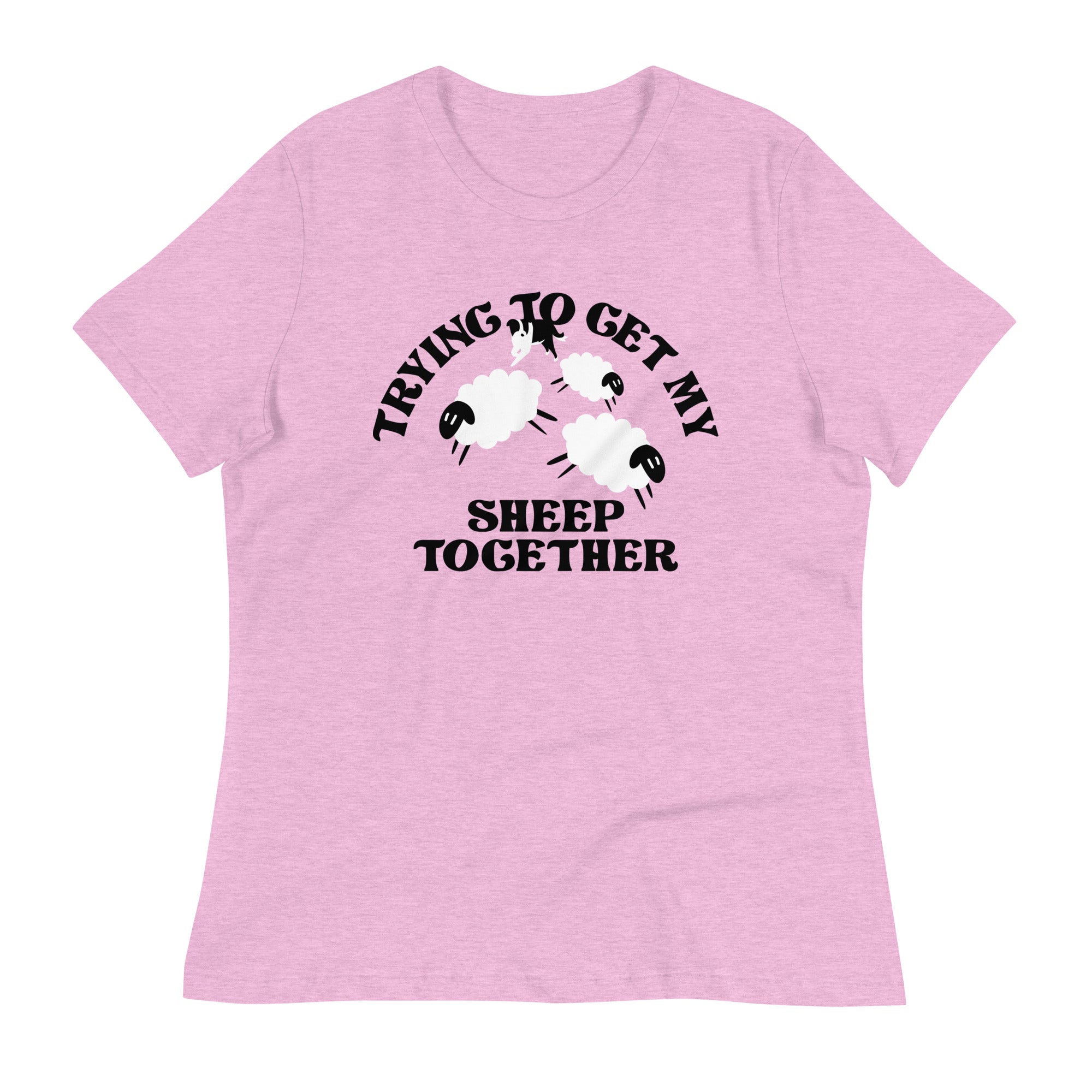 Trying To Get My Sheep Together Women's Signature Tee Hoodie, Sweatshirt | CoreVibeTees.com (Image 5)