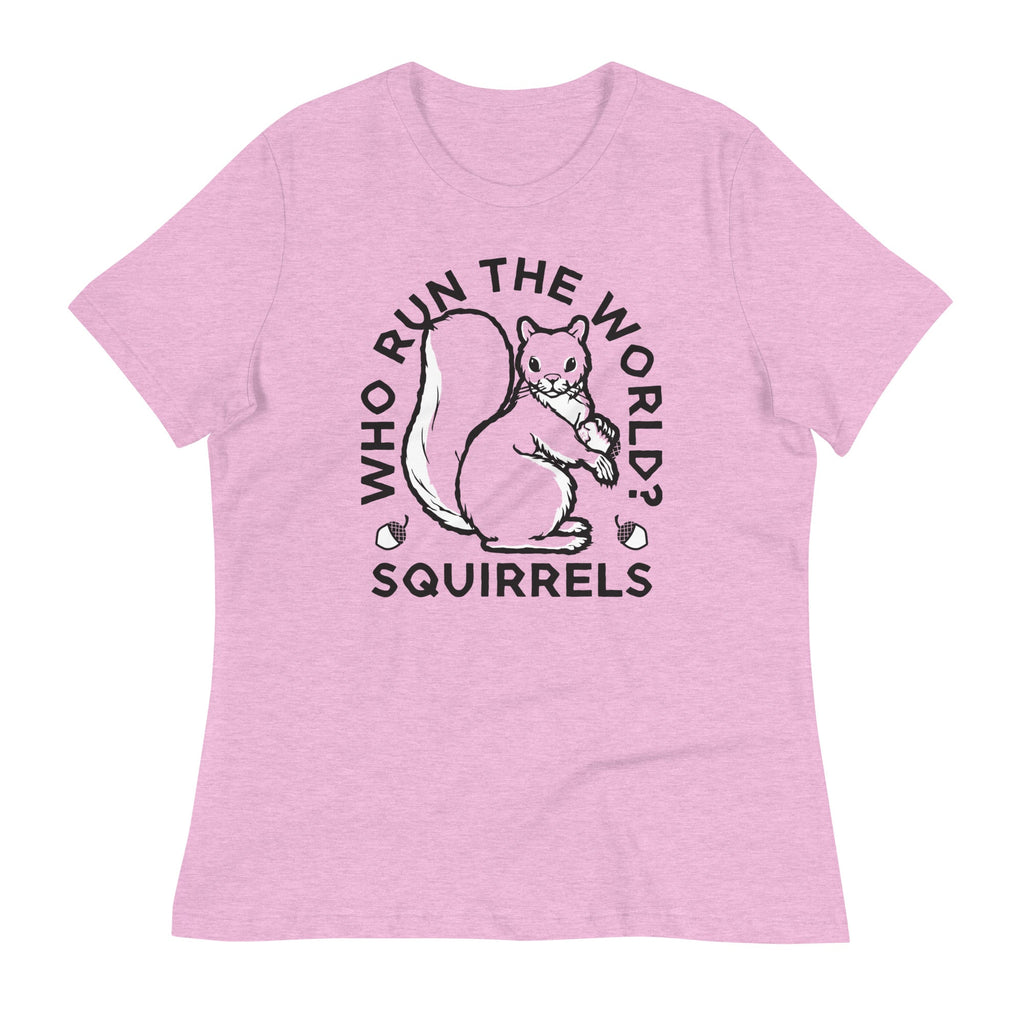 Who Run The World? Squirrels Women's Signature Tee Hoodie, Sweatshirt | CoreVibeTees.com (Image 1)