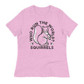 Who Run The World? Squirrels Women's Signature Tee Hoodie, Sweatshirt | CoreVibeTees.com (Image 1)
