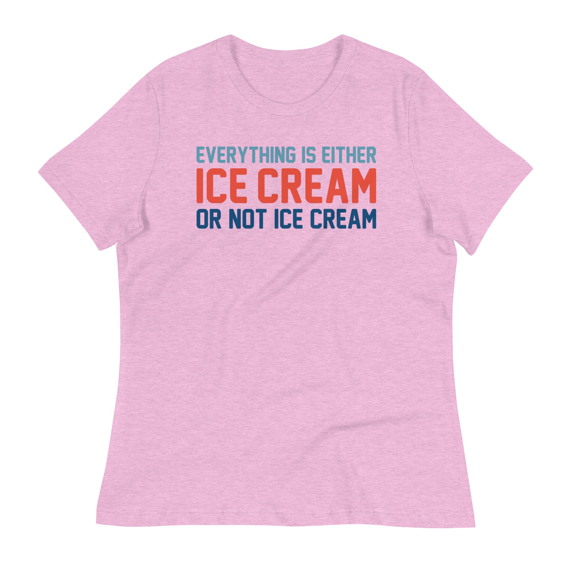 Everything Is Ice Cream Or Not Ice Cream Women's Signature Tee Hoodie, Sweatshirt | CoreVibeTees.com (Image 4)