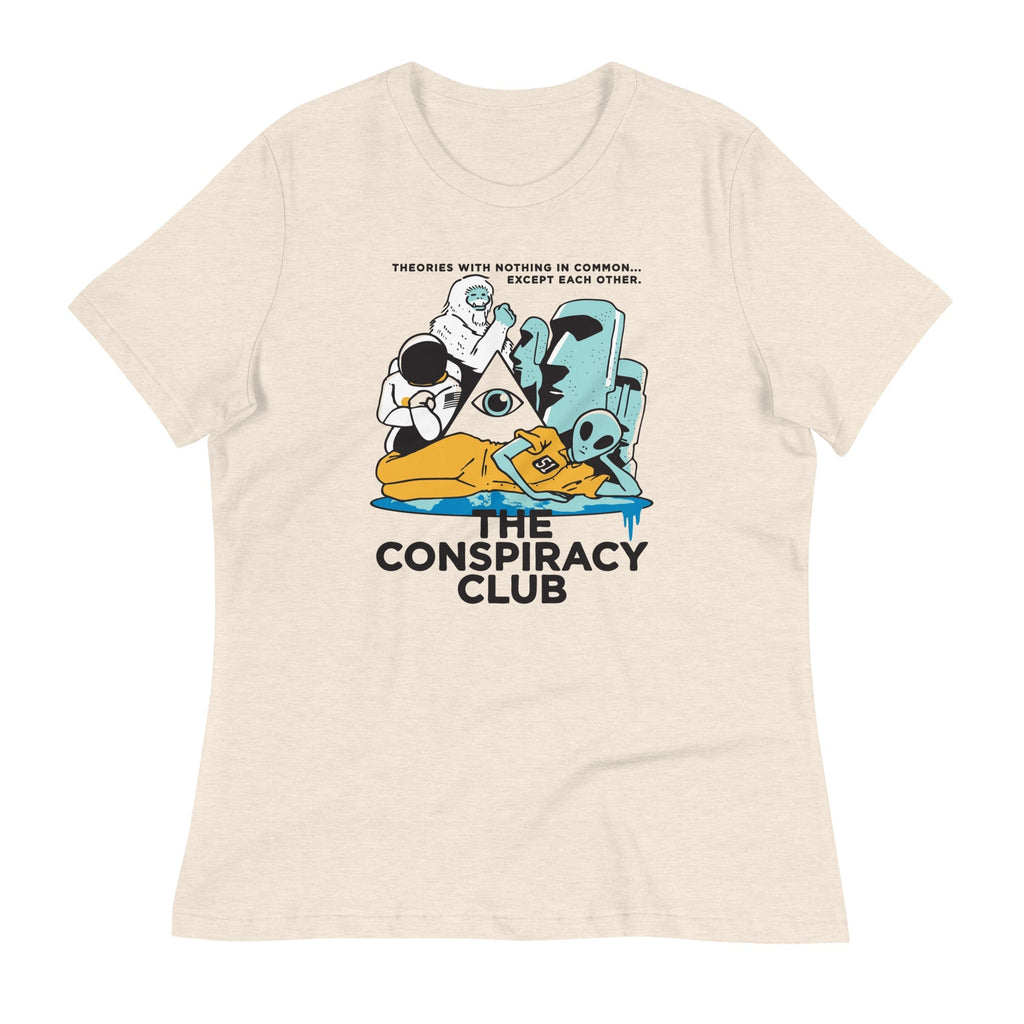 The Conspiracy Club Women's Signature Tee Hoodie, Sweatshirt | CoreVibeTees.com (Image 3)