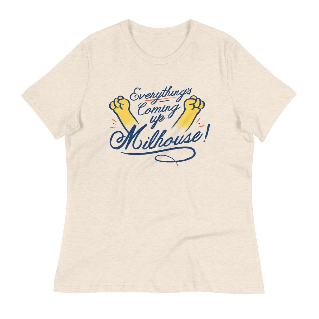 Everything's Coming Up Milhouse! Women's Signature Tee Hoodie, Sweatshirt | CoreVibeTees.com (Image 5)