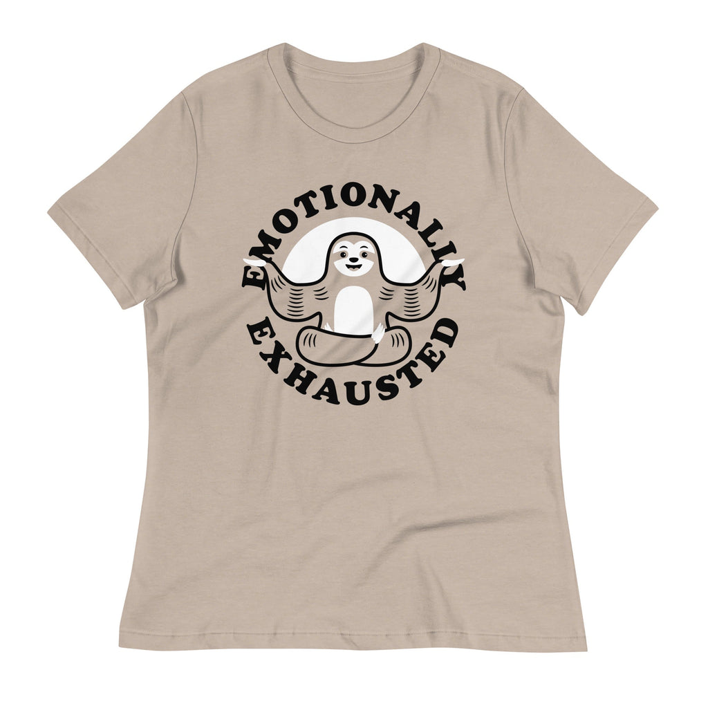 Emotionally Exhausted Women's Signature Tee Hoodie, Sweatshirt | CoreVibeTees.com (Image 3)