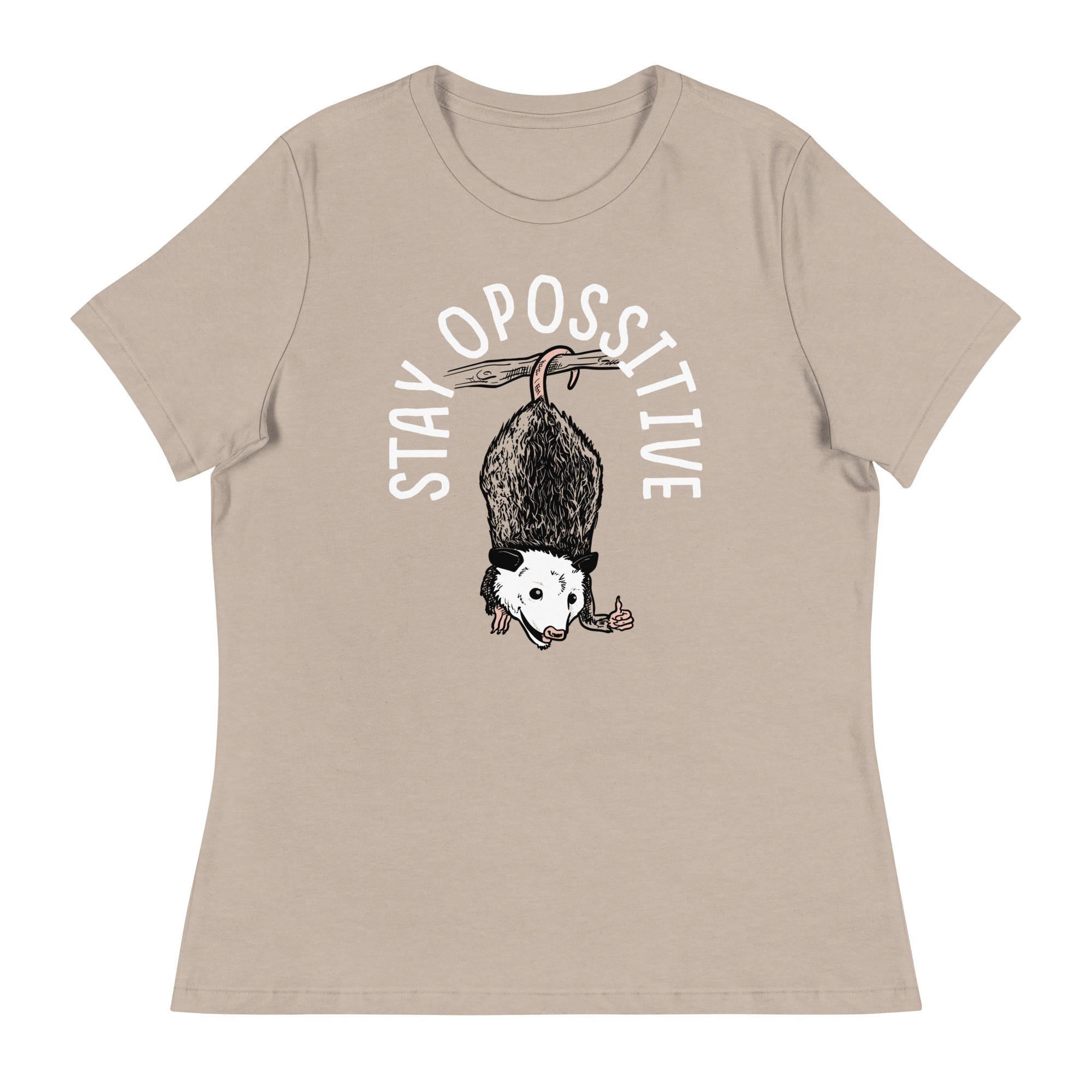 Stay Opossitive Women's Signature Tee Hoodie, Sweatshirt | CoreVibeTees.com (Image 5)