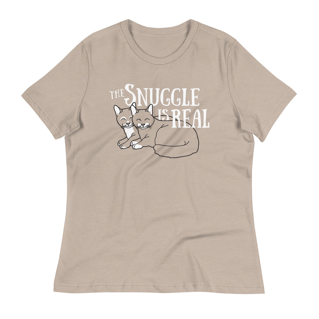The Snuggle Is Real Women's Signature Tee Hoodie, Sweatshirt | CoreVibeTees.com (Image 5)