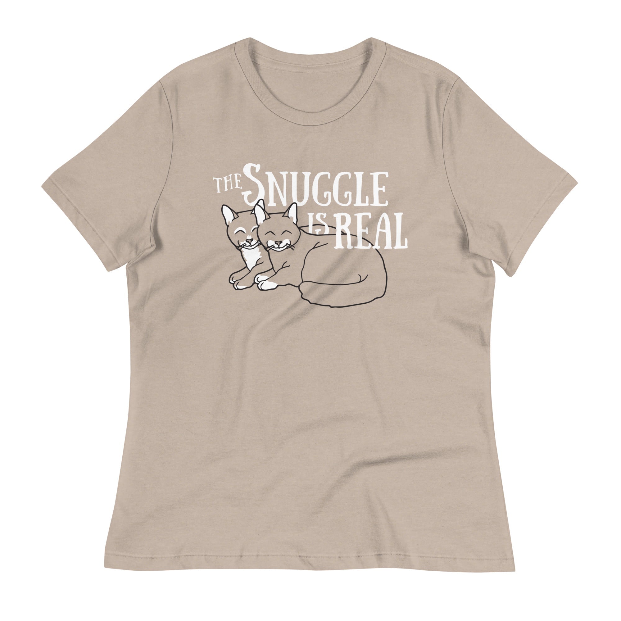 The Snuggle Is Real Women's Signature Tee Hoodie, Sweatshirt | CoreVibeTees.com (Image 5)