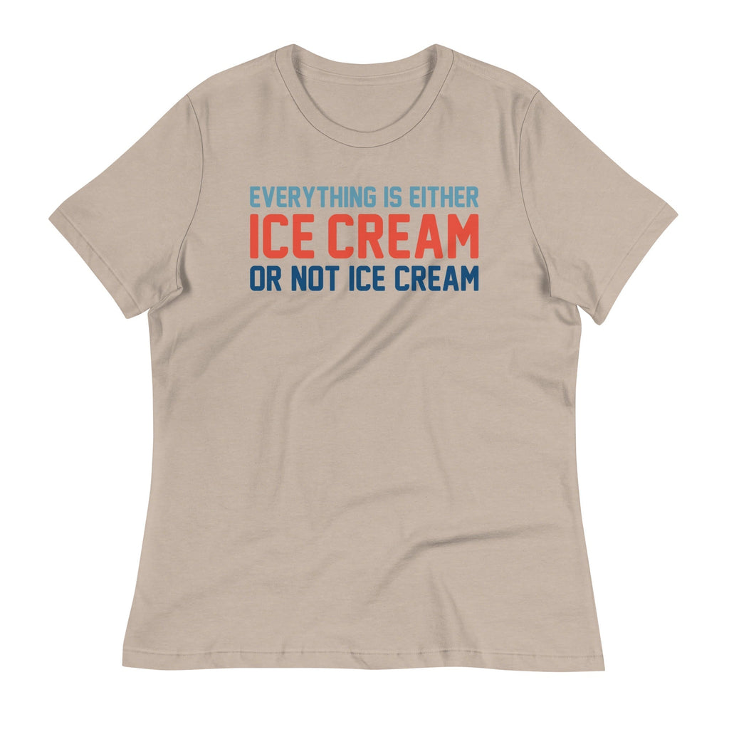 Everything Is Ice Cream Or Not Ice Cream Women's Signature Tee Hoodie, Sweatshirt | CoreVibeTees.com (Image 2)