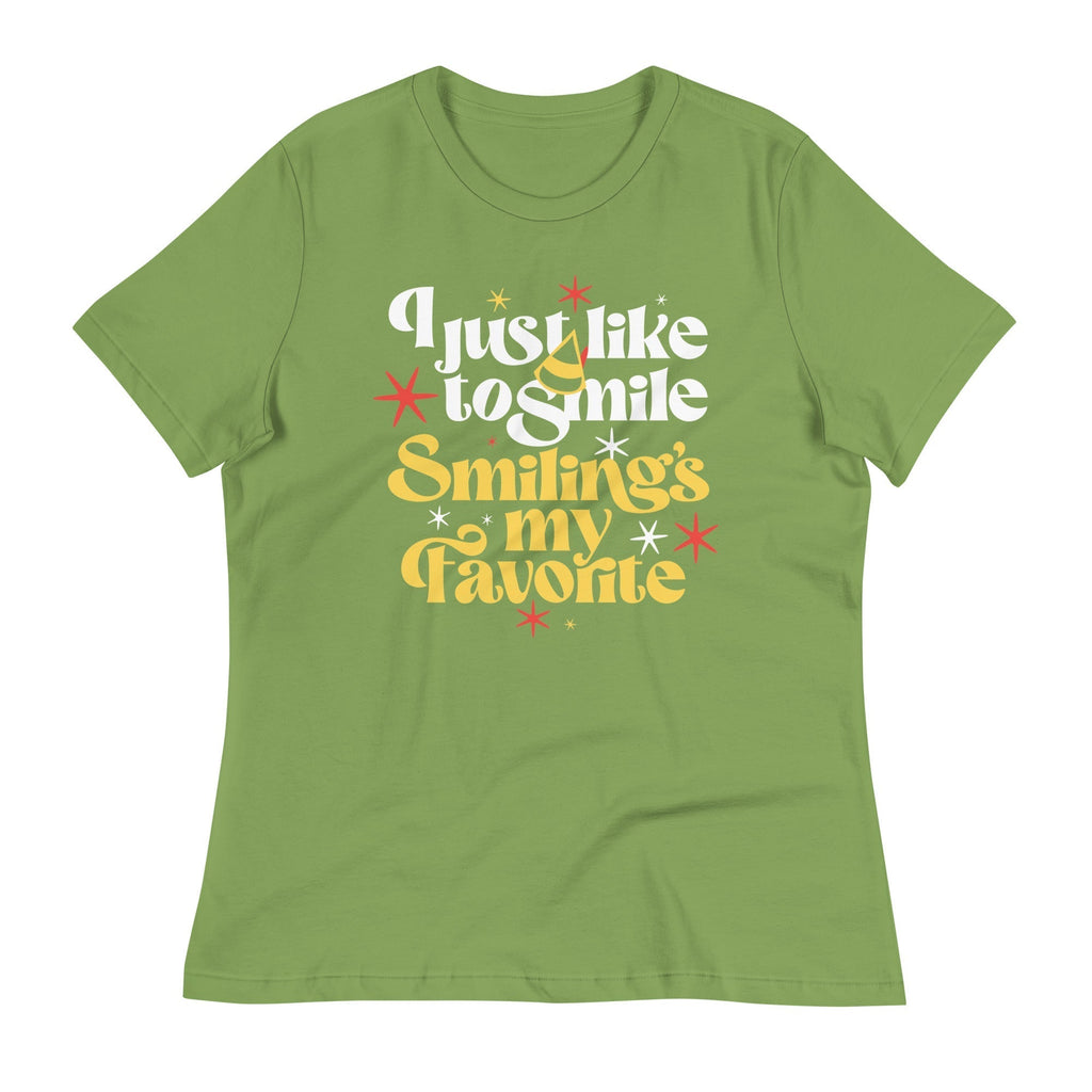 I Just Like To Smile Smiling's My Favorite Women's Signature Tee Hoodie, Sweatshirt | CoreVibeTees.com (Image 1)