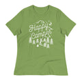 Happy Camper Women's Signature Tee Hoodie, Sweatshirt | CoreVibeTees.com (Image 1)