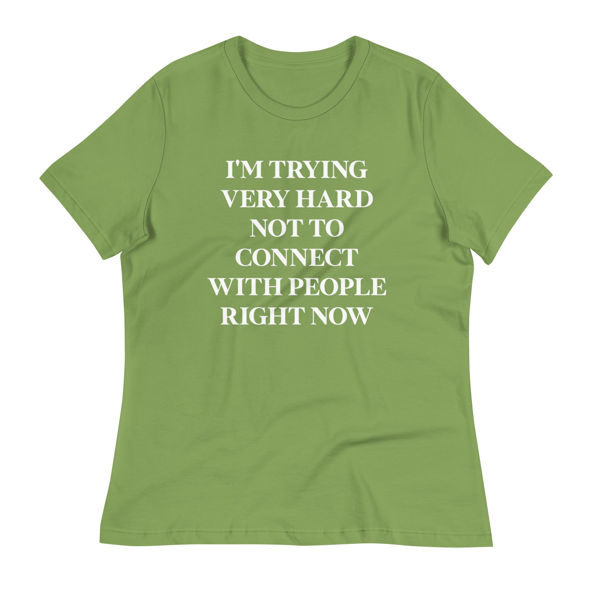 Trying Very Hard Not To Connect Women's Signature Tee Hoodie, Sweatshirt | CoreVibeTees.com (Image 5)