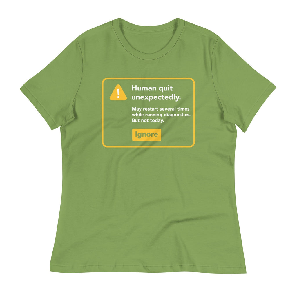 Human Quit Unexpectedly Women's Signature Tee Hoodie, Sweatshirt | CoreVibeTees.com (Image 4)
