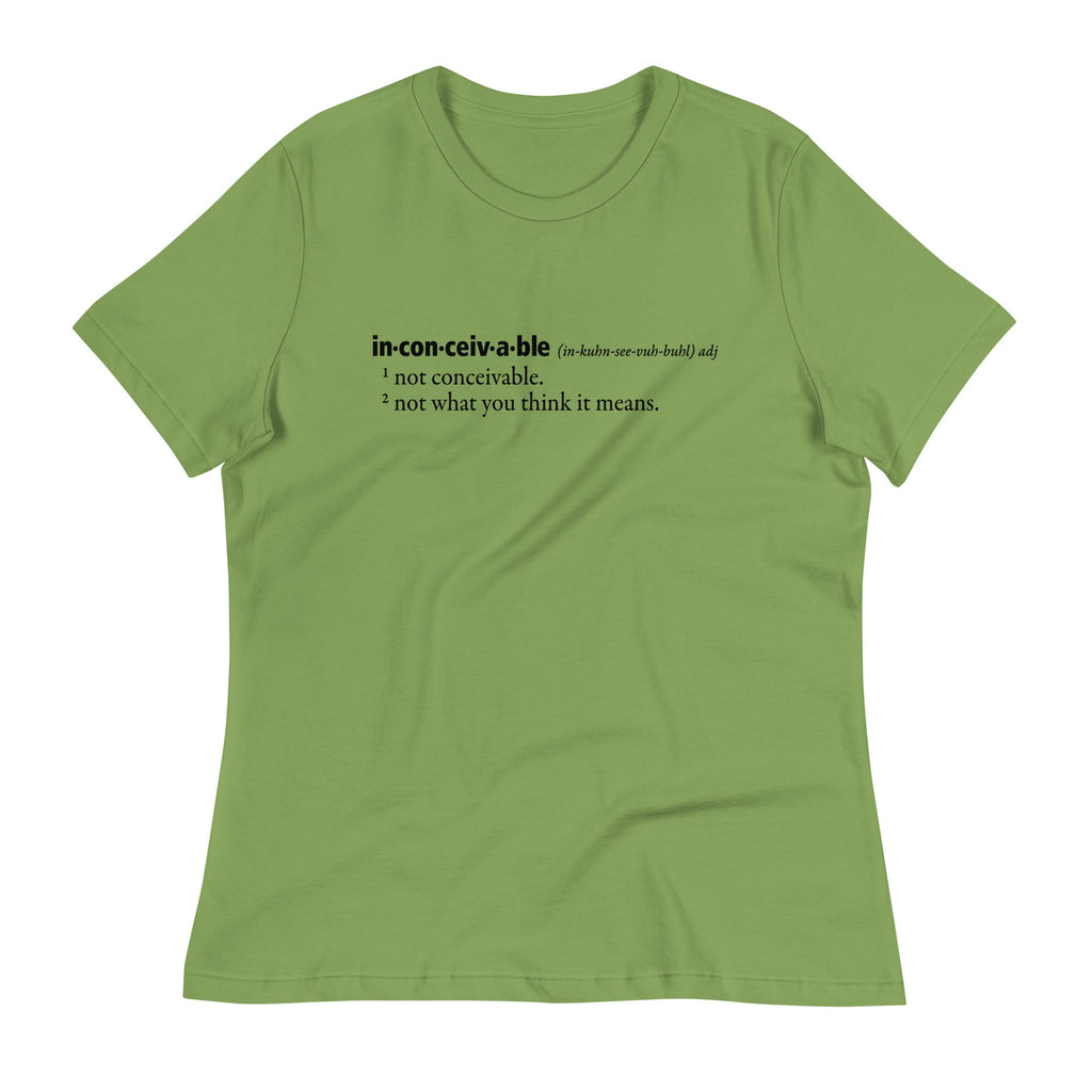 Inconceivable Definition Women's Signature Tee Hoodie, Sweatshirt | CoreVibeTees.com (Image 4)