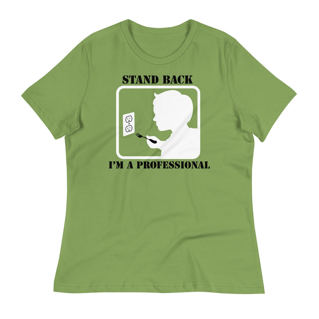 Stand Back, I'm A Professional Women's Signature Tee Hoodie, Sweatshirt | CoreVibeTees.com (Image 3)