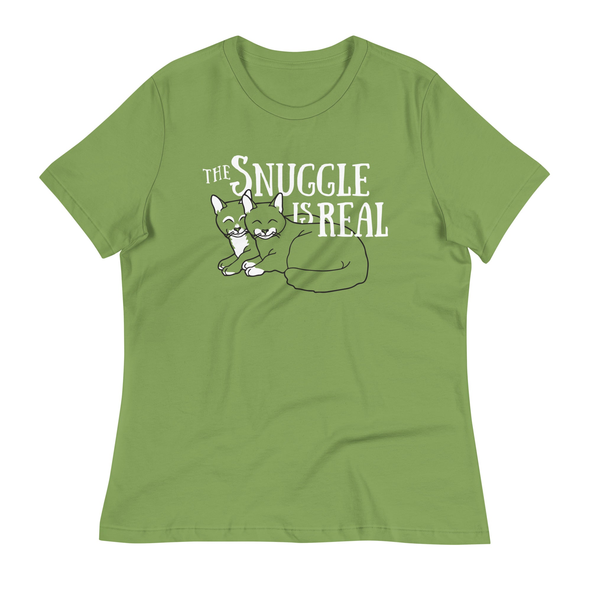The Snuggle Is Real Women's Signature Tee Hoodie, Sweatshirt | CoreVibeTees.com (Image 3)