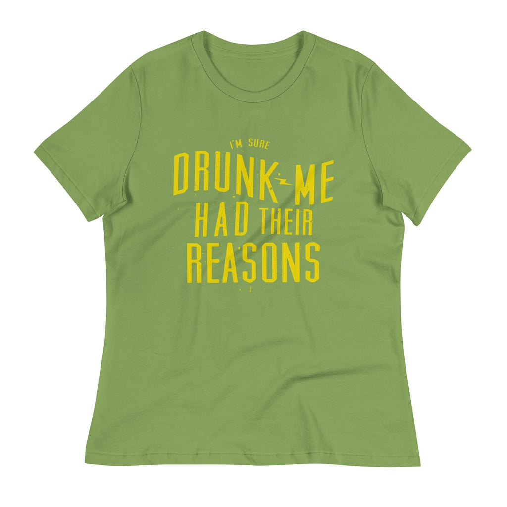 Drunk Me Had Their Reasons Women's Signature Tee Hoodie, Sweatshirt | CoreVibeTees.com (Image 5)