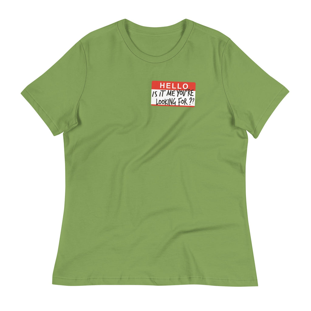 Hello, Is It Me You're Looking For? Women's Signature Tee Hoodie, Sweatshirt | CoreVibeTees.com (Image 3)